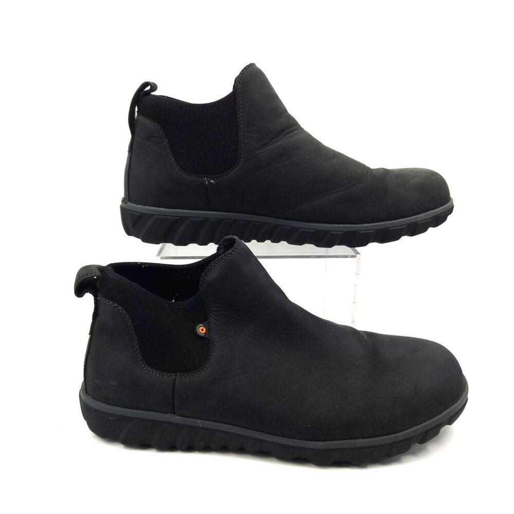 BOGS Classic Casual Chelsea Boots Men Size 13 Leather Ankle Waterproof